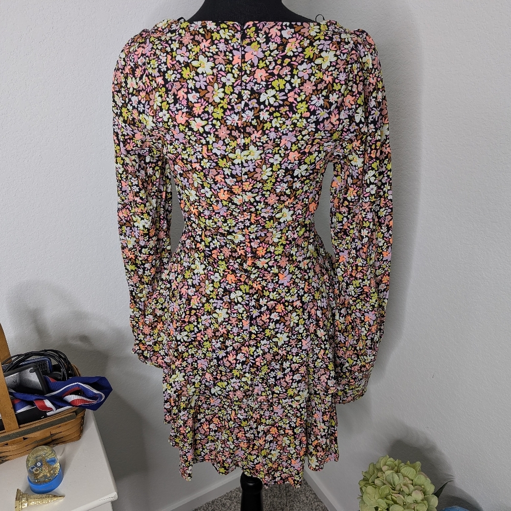 💘 NWT AFRM Modesto Floral Print Dress - Picture 6 of 9